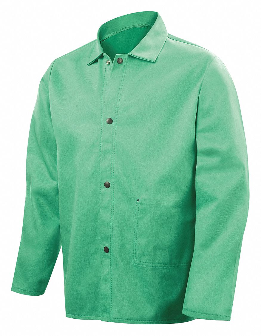 E9417 Welding Jacket M 30 Green