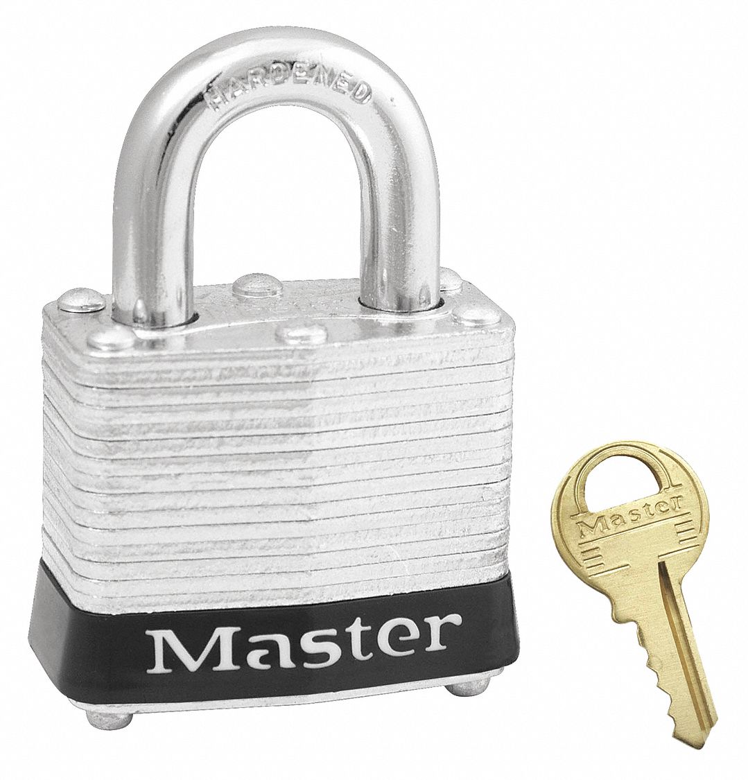 F0076 Lockout Padlock KA Black 1-1/4 H