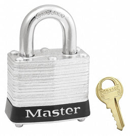 F0076 Lockout Padlock KA Black 1-1/4 H