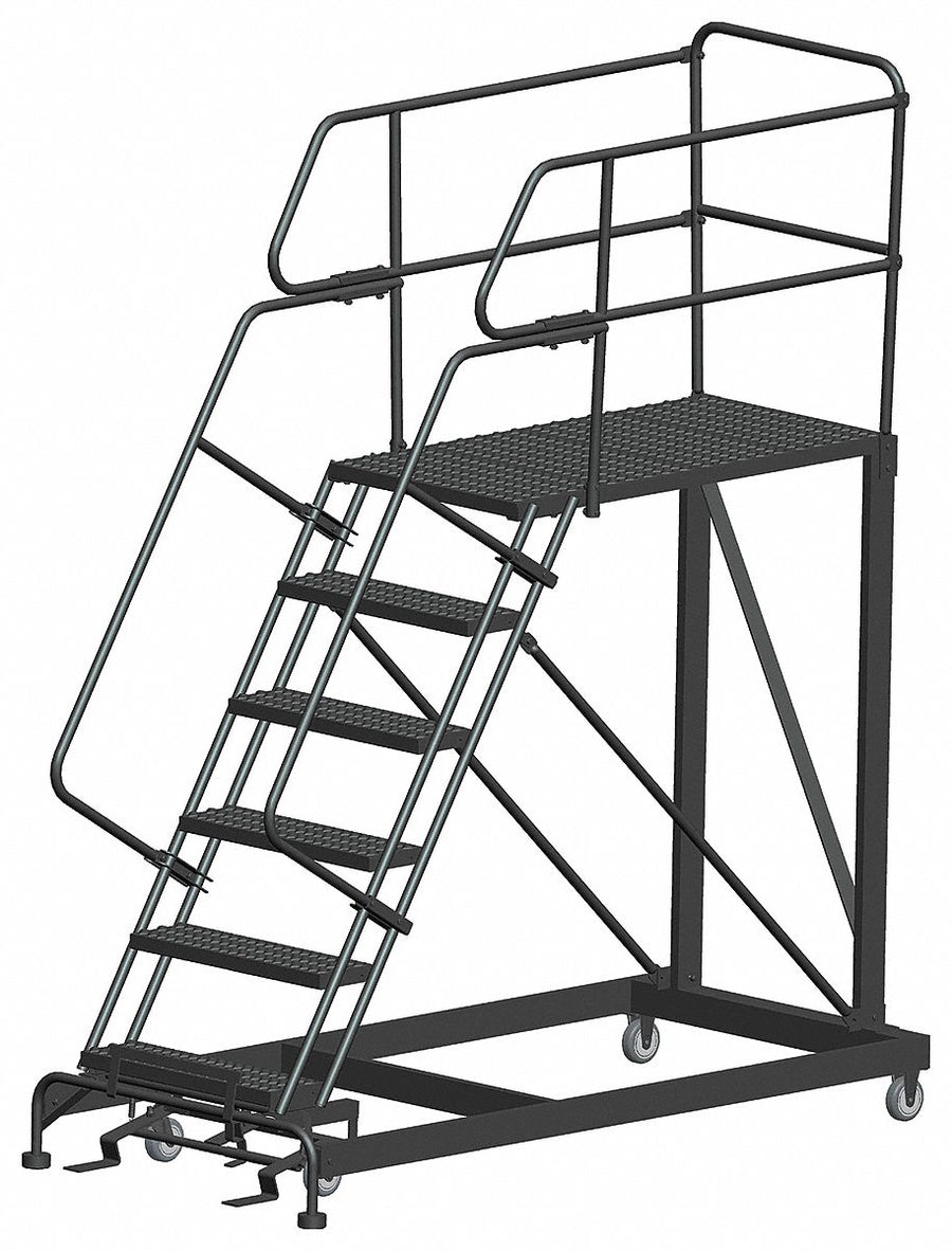Roll Work Platform Steel Single 60 In.H