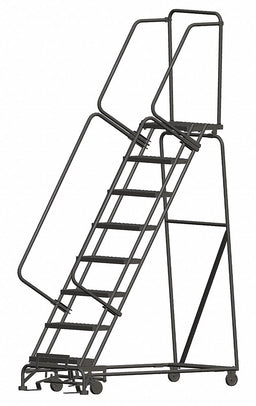 Lockstep Rolling Ladder Steel 80 In.H