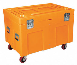 F1331 Storage Cart Orange Polyethylene 34 in