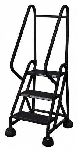 F2128 Rolling Ladder Hndrl Platfm 27 In H