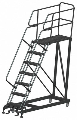 Roll Work Platform Steel Single 70 In.H