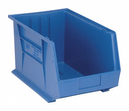 F0609 Hang and Stack Bin Blue PP 10 in