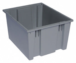 E1881 Stk and Nest Ctr Gray Solid PP