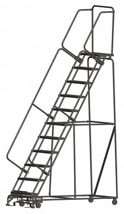 Lockstep Rolling Ladder Steel 110 In.H