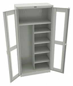 Storage Cabinet 78 x36 x18 LtGry 5Shlv