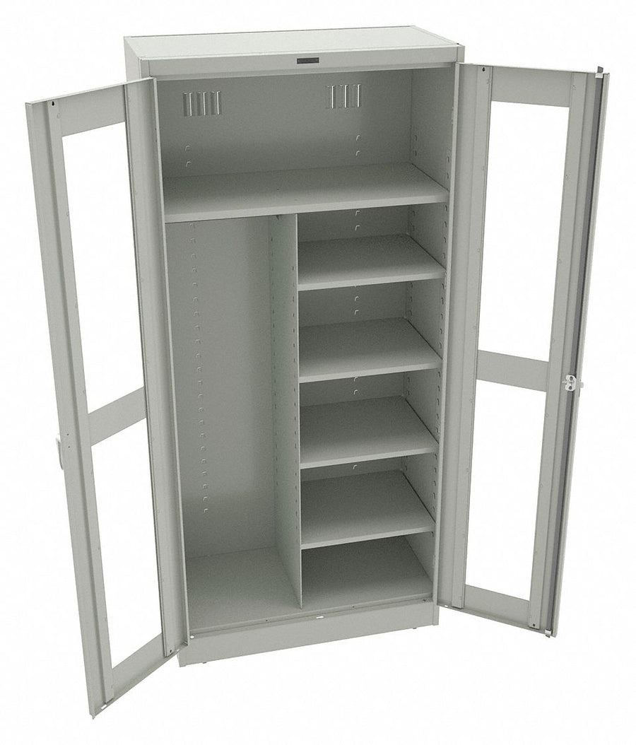 Storage Cabinet 78 x36 x18 LtGry 5Shlv