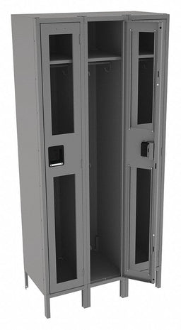 Wrdrb Lckr 1x3Lckr Gray 78 x36 x18 Assm