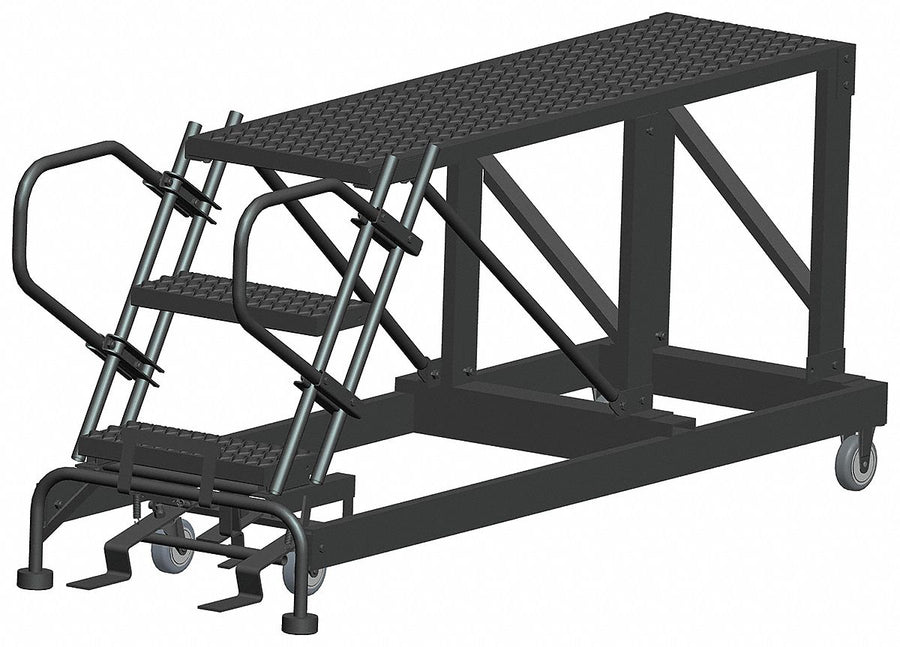 Roll Work Platform Steel Single 30 In.H