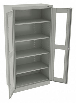 E4463 Storage Cabinet 72 x36 x24 LtGry 4Shlv