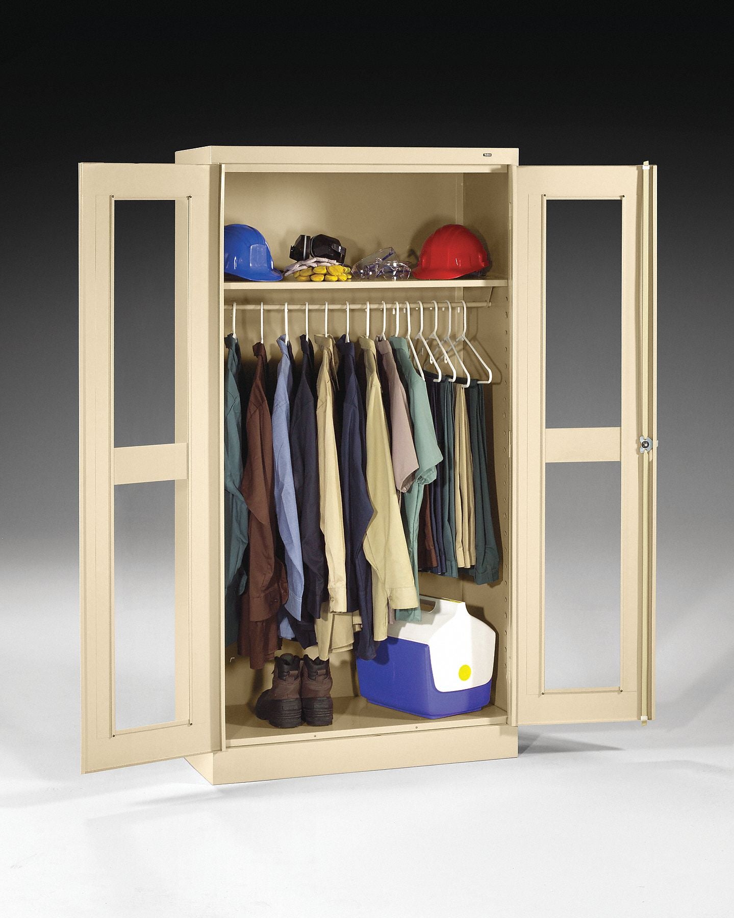 E4476 Storage Cabinet 72 x36 x18 Sand 1Shlv