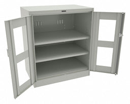 Storage Cabinet 42 x36 x24 LtGry 2Shlv