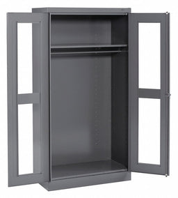 E4476 Storage Cabinet 72 x36 x18 MdGry 1Shlv