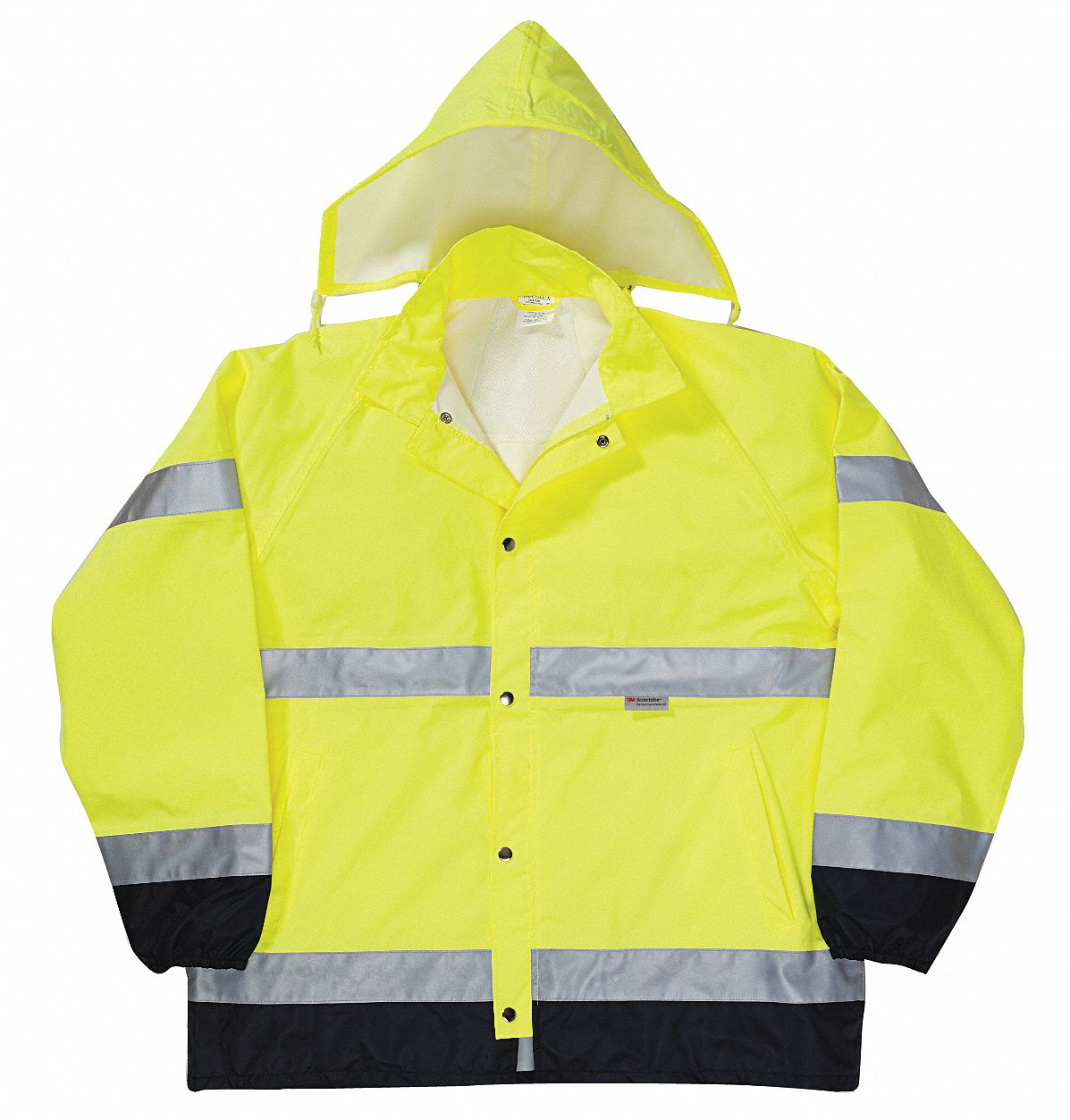Rain Jacket Class 3 Type R Blk/Ylw S