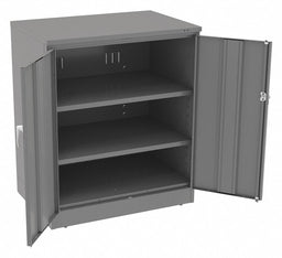 Storage Cabinet 42 x36 x24 MdGry 2Shlv