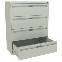 Lateral File Cabinet Light Gray