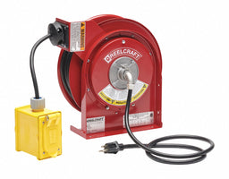 Cord Reel 45ft 12 AWG GFCI 120VAC