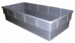 Nesting Ctr Gray Solid Polyethylene