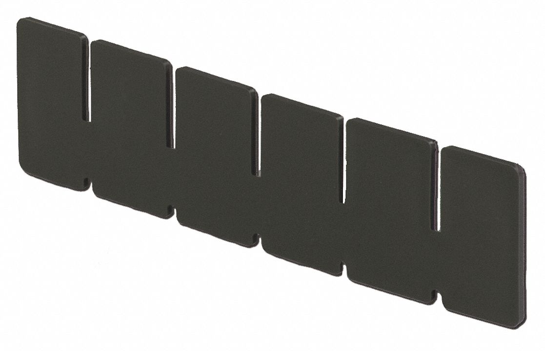 Divider Black Polyethylene 1.9 in