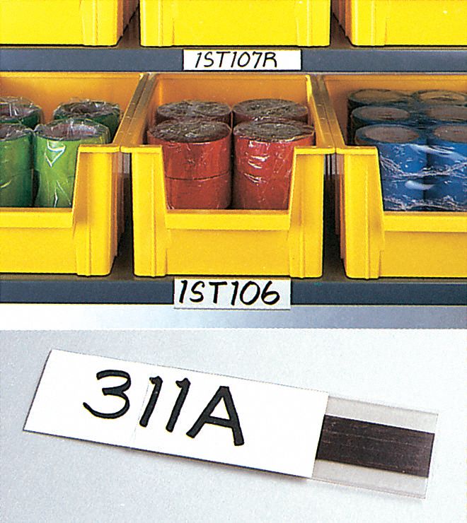 Label Holder Clear Matte Slide-In PK12