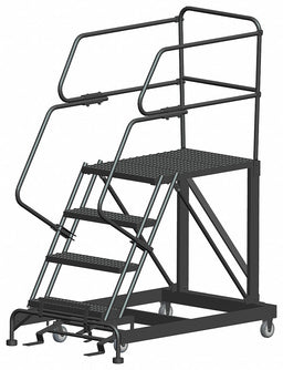 Roll Work Platform Steel Single 40 In.H