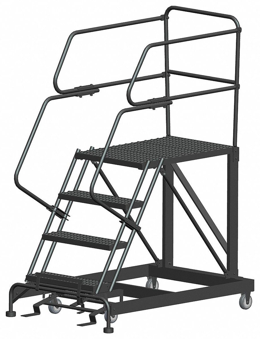 Roll Work Platform Steel Single 40 In.H