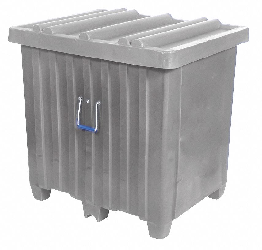 Ribbed Wall Container Gray