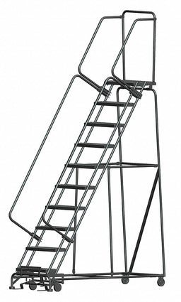 Lockstep Rolling Ladder Steel 100 In.H