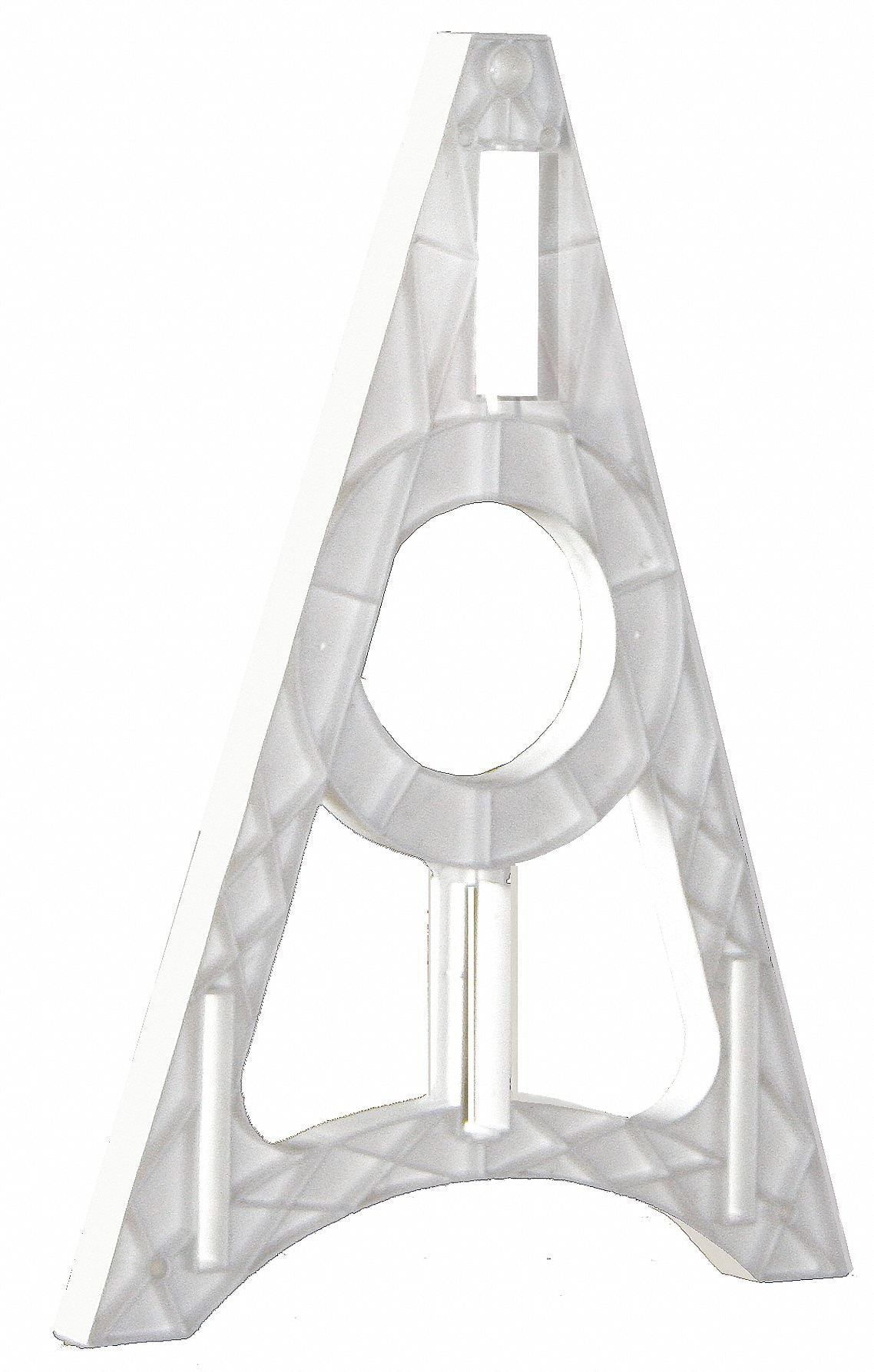 Barricade O-Frame Leg White 29 In L