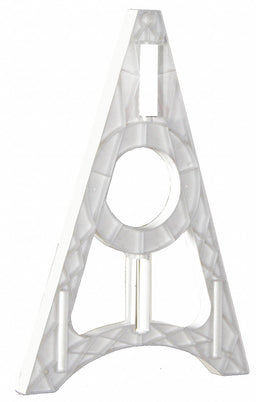 Barricade O-Frame Leg White 29 In L