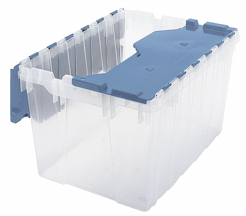 Atch Lid Ctr Clear/Blue Solid IndGrdPoly