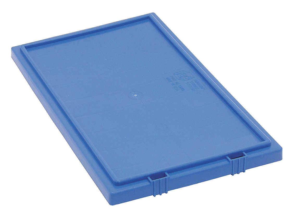 E1887 Lid Blue Polyethylene 16 in