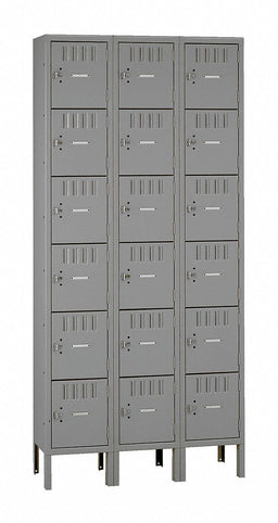 Bx Lckr 6x3Lckr Gray 78 x36 x12 UnAssm