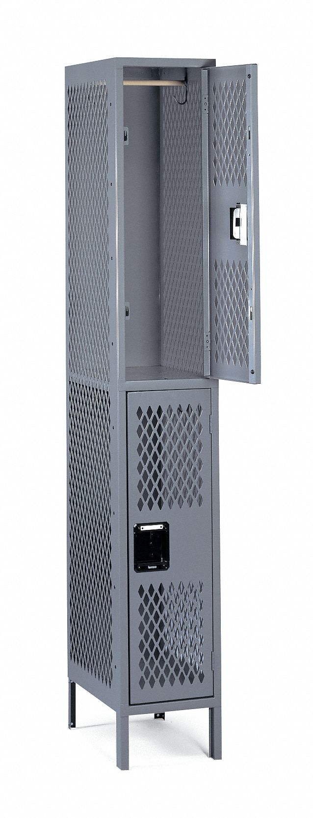 Wrdrb Lckr 2x1Lckr Gray 78 x12 x18 Assm