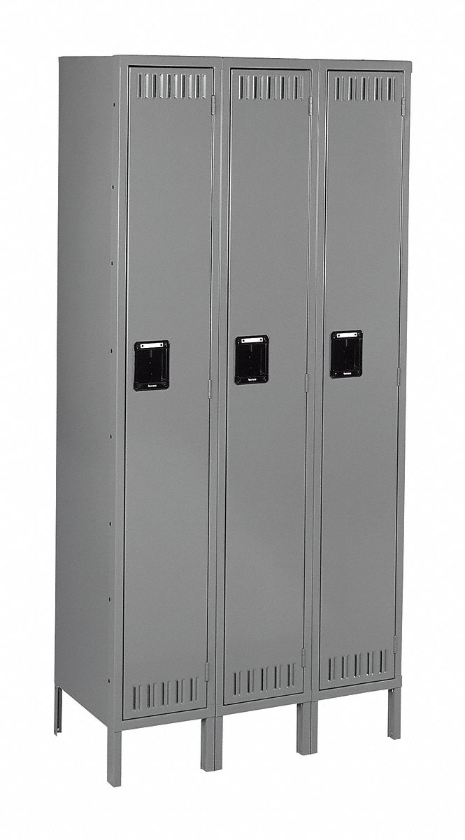 F0413 Lckr 1x3Lckr Gray 66 x36 x12 UnAssm