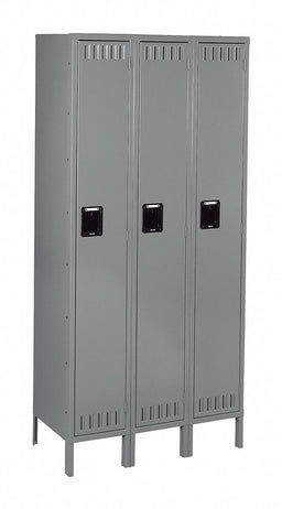 F0413 Lckr 1x3Lckr Gray 66 x36 x12 UnAssm
