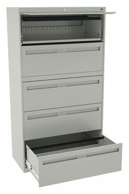 Lateral File Cabinet Light Gray