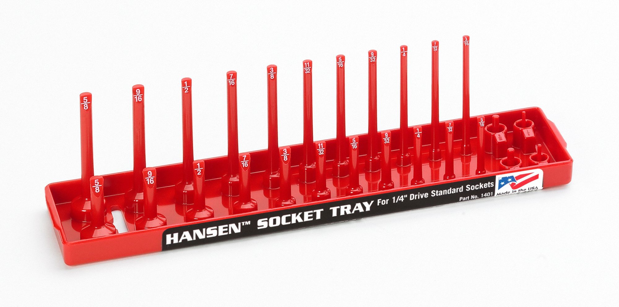 Socket Tray Red Plastic 9 1/8 in 1PK