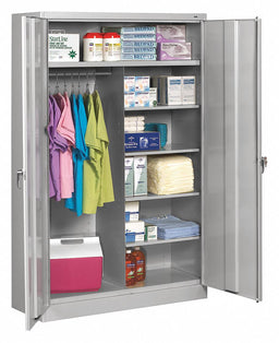 Storage Cabinet 78 x48 x18 LtGry 5Shlv