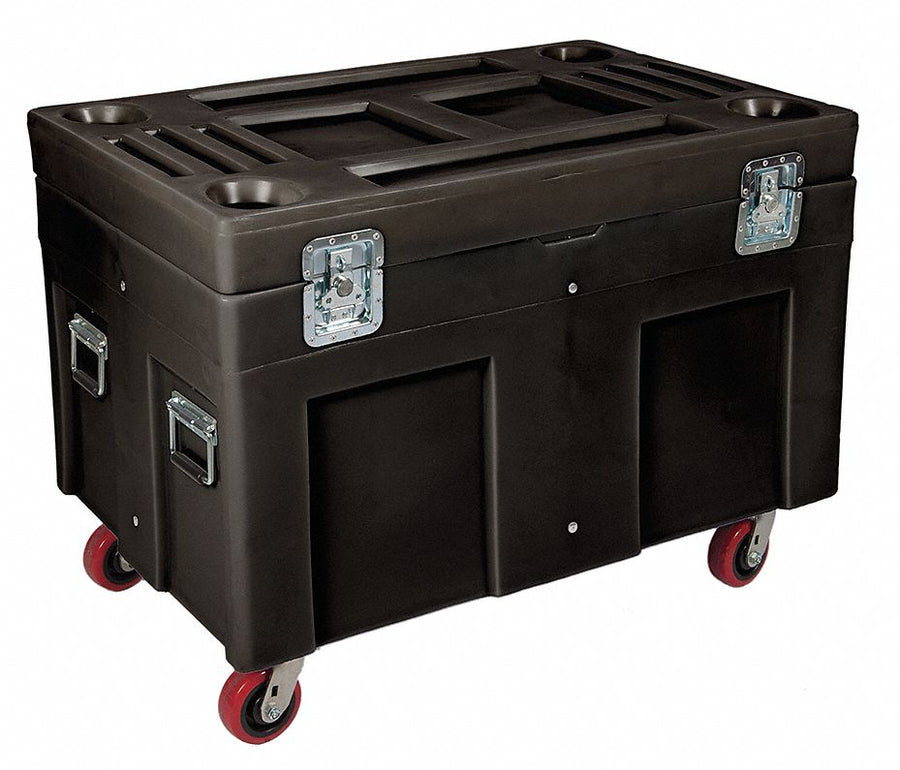 F1330 Storage Cart Black Polyethylene 34 in