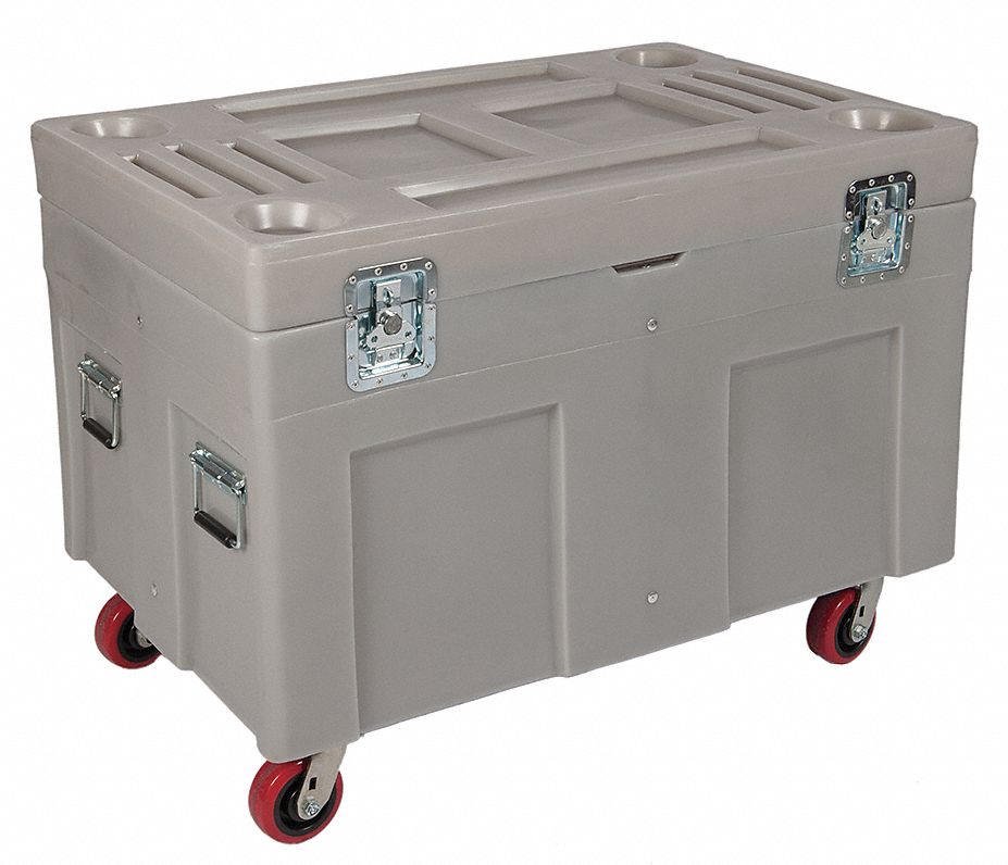 F1330 Storage Cart Gray Polyethylene 34 in
