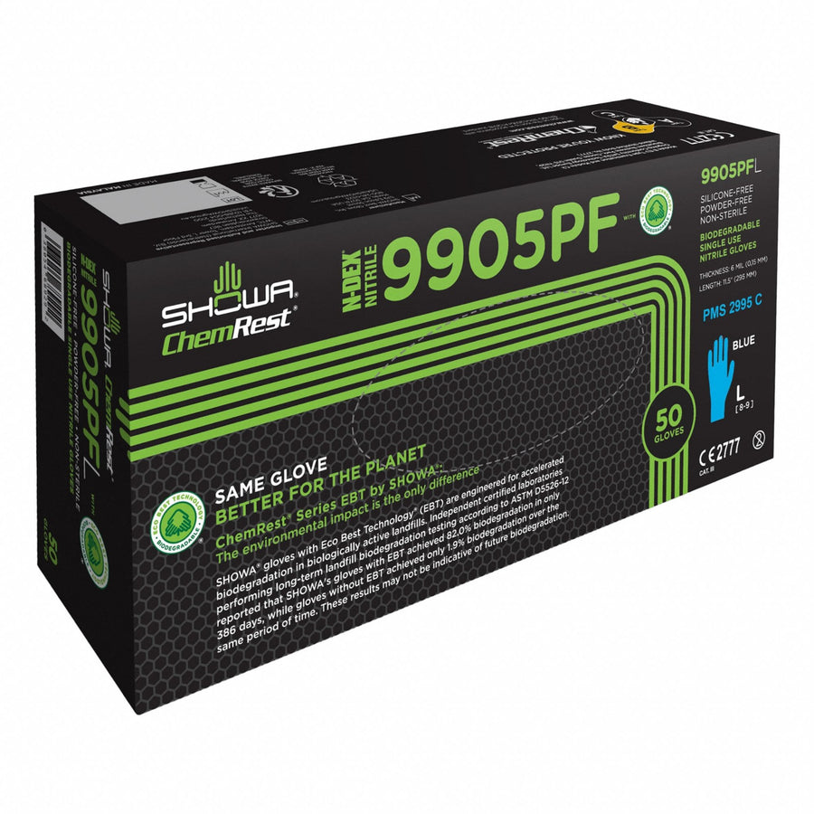 D1825 Disposable Gloves Nitrile XL PK50