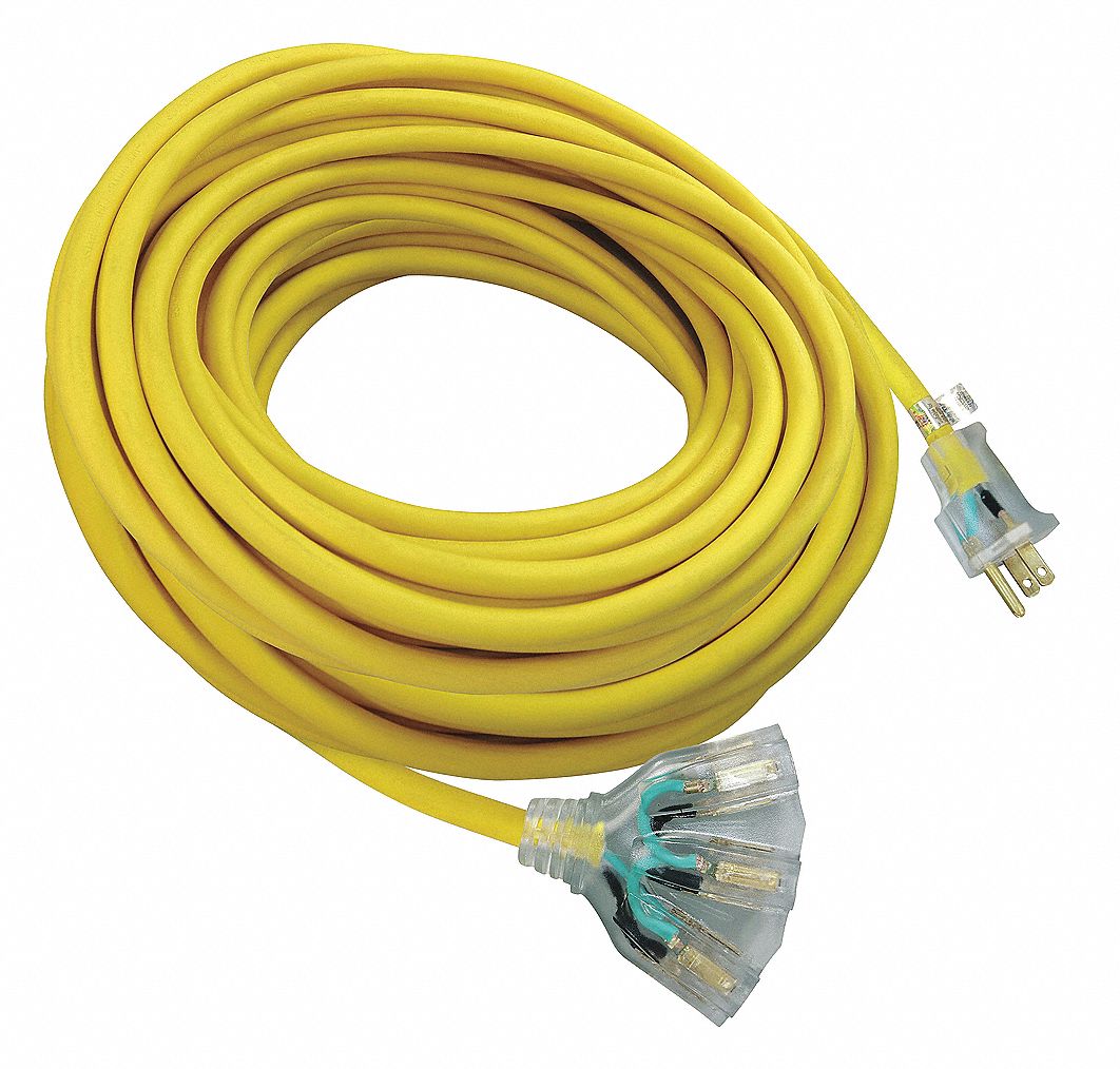 Ltd Ext Crd 100ft 12Ga 15A SJTW Yel