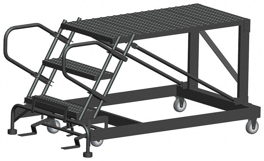 Roll Work Platform Steel Single 30 In.H