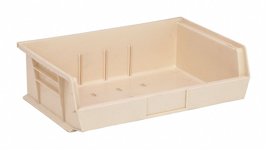 F0606 Hang and Stack Bin Ivory PP 5 in