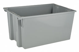 E1886 Stk and Nest Ctr Gray Solid PP