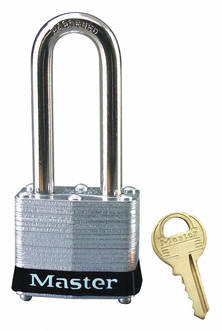 D1931 Lockout Padlock KD Black 1-1/4 H