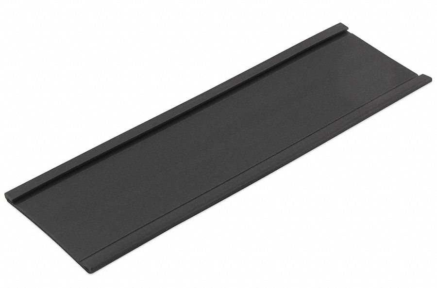 LblHldrRl Charcoal Flat C-Channel